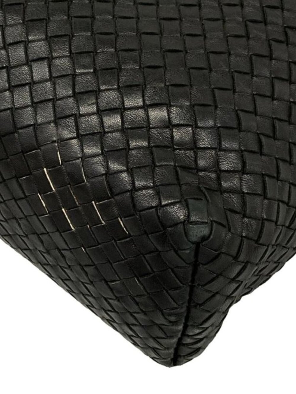★SOLD★ Bottega Veneta Shoulder Bag Sloane Intrecciato Black Leather - Picture 6 of 15